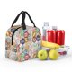 thumbnail image 5 of Fotbe Travel Stamp Bolsa Térmica con Estampado y Forro de Aluminio Grueso Bolsa de Almuerzo con Bolsillo Frontal para Hombres y Mujeres, Ideal para Trabajo, Escuela, 5 of 8