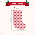 thumbnail image 3 of Uemuo Crabs Starfish Print Christmas Stockings, 18inch Xmas Hanging Stocking Decorations for Christmas Party Family Decor, 3 of 7