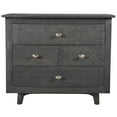thumbnail image 2 of HomeRoots 30 in. Four Drawer Nightstand, Gray, 2 of 3