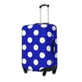 thumbnail image 2 of Uemuo Blue And White Polka Dot Printed Washable Luggage Cover - Fashion Suitcase Protector Fits 18-32 Inch Luggage -Small, 2 of 9