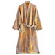 thumbnail image 2 of Batas de baño de gasa de doble capa, manga larga, absorbente, para parejas, Yukata, ropa de casa, camisón de señora, 2 of 4