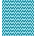 thumbnail image 3 of Chevron Duvet Cover Set, Zigzags in Sea Colors Ocean Waves Nautical Theme Sailboat Design Sea Breeze, Decorative 2 Piece Bedding Set with 1 Pillow Shams, Twin Size, Teal Pale Blue, by Ambesonne, 3 of 3