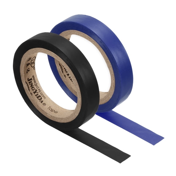 Unique Bargains Grip Finishing Tape Racket Accessories Sticky Seal for Tennis Badminton Blue,Black