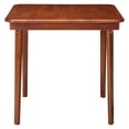 thumbnail image 2 of STAKMORE Straight Edge 32" Square Folding Card Table, Cherry Finish, 2 of 9