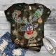 thumbnail image 2 of Camisas de Navidad Para Mujer Tallas Grandes Manga Corta 3D Impreso O-Cuello Tops Camiseta Blusa Odeerbi ODB205401, 2 of 3