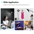 thumbnail image 4 of Wall Mounting Triangle Boom Arm Light Stand for Photography 180 Rotatable, 5kg Load Capacity, Length 130cm/51.2in, Compatible with Strobe Light, Monolight,, 4 of 7