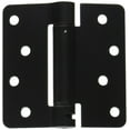 thumbnail image 2 of Deltana DSH4R41B 4" x 4" x 1/4" Spring Hinge; Flat Black Finish, 2 of 2