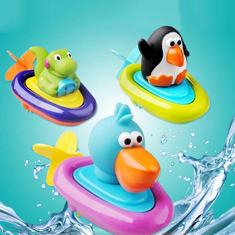 Miodk Cartoon Penguin Duck Crocodile Baby Kid Bathtub Digging Rope