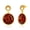 Round, variant on 14K Gold Plated Sterling Silver Natural Amber Earrings - Natural Gemstone Jewelry - Genuine Amber Earrings for Women - Amber Marquise Dangling Earrings