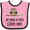 Pink and Black, variant on Inktastic Nana and Papa Love Me Baby Girl Girls Baby Bib