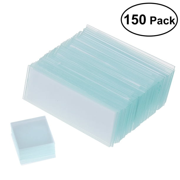 UEETEK Blank Microscope Slides and Square Cover Glass for Optical