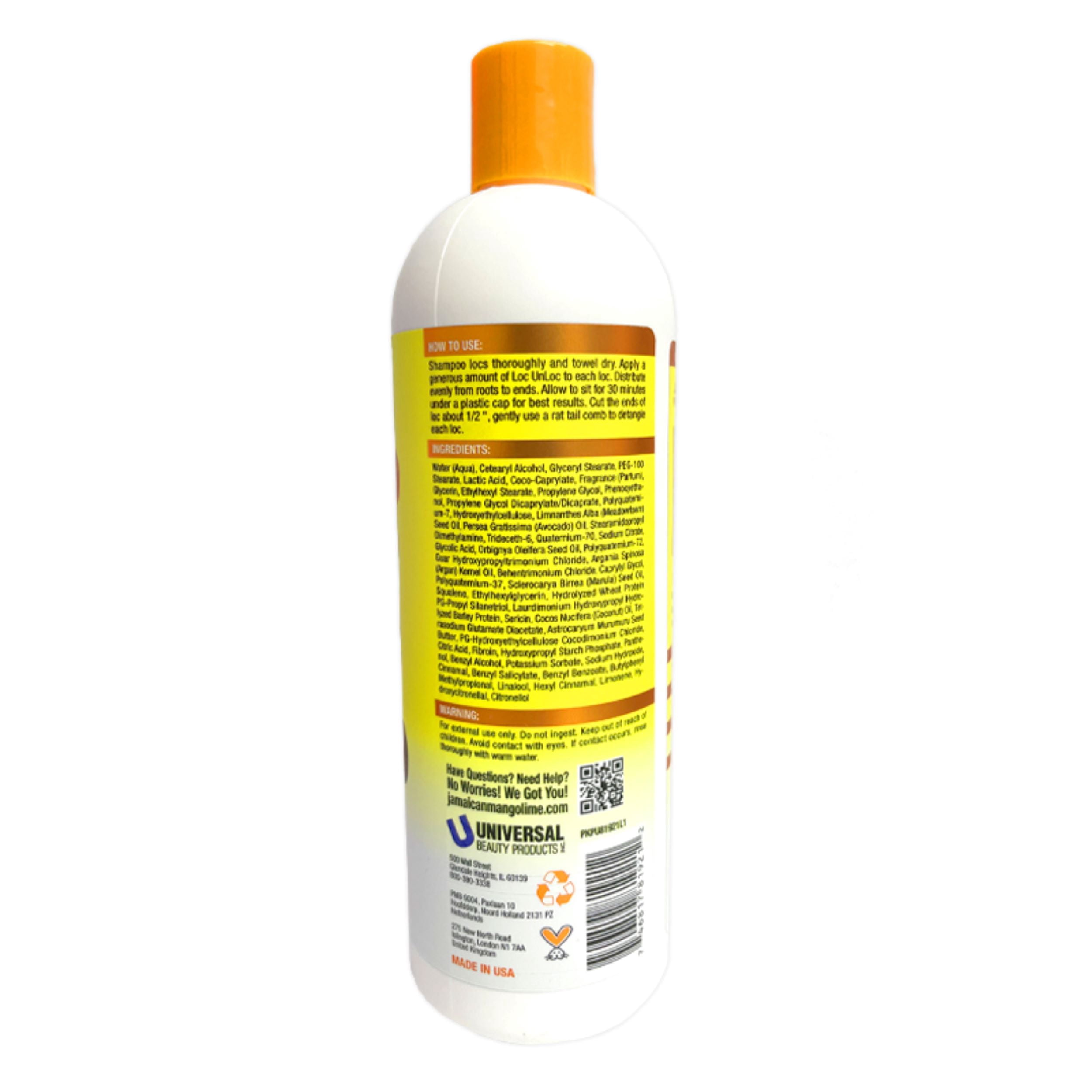 Jamaican Mango & Lime Moisturizing Avocado Argan Loc Unloc Conditioning Lotion 16 oz