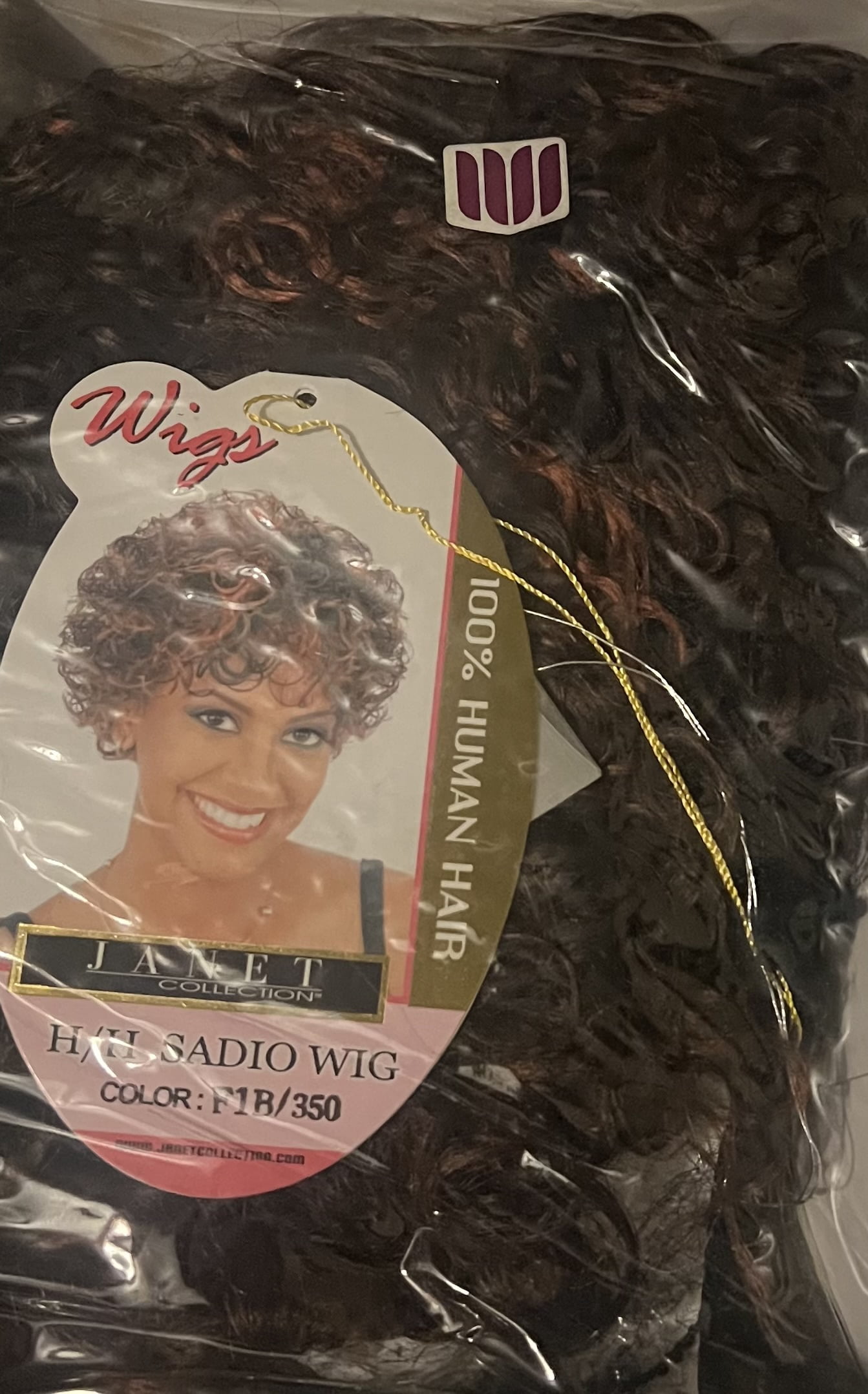 JANET Collection  100%  Human Hair SADIO Wig - Color #F1B/350