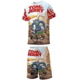 thumbnail image 3 of Tom And Jerry Boys Girls Short Sleeve Mesh T-Shirt And Shorts Outfit Set Summer Clothes Set for Kids, 3 of 8