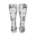 thumbnail image 6 of Kdxio Rabbit And Butterfly Funny Silky Novelty Funky Long Knee High Socks Soft 3D Print Cosplay Crazy Stockings for Men Women, 6 of 8