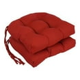 thumbnail image 3 of Blazing Needles 16-inch Premium Olefin Tufted Outdoor Chair Cushions (Set of 2), 3 of 4