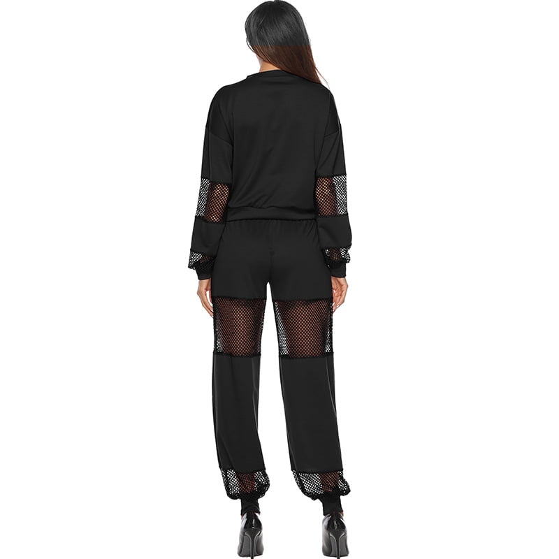Womens Ladies Plain Elasticated Waist Sport Logo Crop Top Legging Two Piece Set