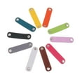 thumbnail image 3 of TISHITA 10pcs Simple Design Leather Strip w/ Snap Buttons Scarf Buckles Hijab Clips mixed, 3 of 7