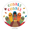 Way to Celebrate Thanksgiving Turkey Dessert Plates, 12 ct