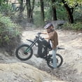 thumbnail image 2 of Freego Electric Motorcycle Bike for Adults, X3 Electric Dirt Bike 8000W(Peak) Motor 72V/40Ah Removable Battery, 56MPH Off Road Electric Mountain Bike, 19x2.7 Tires Full Suspension Hydraulic Brake, 2 of 8