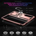 thumbnail image 6 of SaniMore Tri-layer Case for Samsung Galaxy Z Fold 4 7.6", 360° Rotating Holder/Kickstand Rugged PC Back TPU Bumper Magnetic Car Mount Anti-fingerprint Anti-fall Heavy Duty Protective Case, Rosegold, 6 of 7