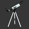 thumbnail image 4 of Astronomical Telescope for s Beginners with Tripod, 90x Magnification for Moon Viewing Educational Science Gift(Silver), 4 of 5