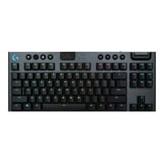Logitech - G915 LIGHTSPEED Wireless TKL Mechanical Gaming GL Tactile Switch Keyboard with RGB Back Lighting - Black