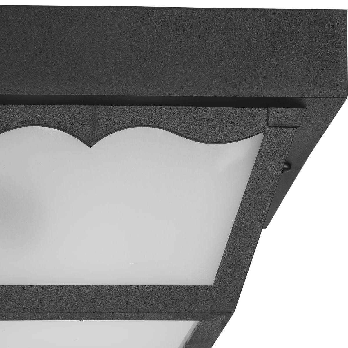 One-Light 8-1/4" Flush Mount for Indoor/Outdoor use