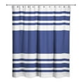 thumbnail image 2 of Creative Products Navy Bold Stripes  71x74 Shower Curtain, 2 of 2