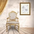 thumbnail image 3 of Chapman, Marcy 15x18 Gold Ornate Wood Framed with Double Matting Museum Art Print Titled - Hand Sketch Roses I, 3 of 4