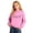 43Pink255, variant on XAOFW Girls Back To School Hoodies Long Sleeve Letter Print Hooded Sweatshirt Loose Fit Pullover Hoodies For Daily Wear And Outdoor Activities Breathable Tops 3-4 Years