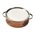 thumbnail image 2 of Luzkey Plateau de Cuisson pour Réchaud, Réchaud à Aliments, Casserole de Cuisson, Poêle à Sauter en Acier Inoxydable, Assiette Peu Profonde pour Événement, Fête, Congé 23cmx5.7cm, 2 of 8