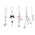 thumbnail image 5 of SIEYIO 4 Units Stylish Phone Pendant Cool Card Chain Phone Charm Set Sweet Bag Pendant, 5 of 11