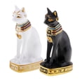 thumbnail image 6 of Ancient Goddess Cat Bastet Pharaoh Figurine Statue Decoration - Black, 6 of 10