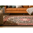 thumbnail image 6 of Well Woven Barclay Medallion Kashan Traditional Oriental & Persian Black 7'10" x 9'10" Area Rug, 6 of 8