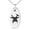 Silver, variant on Stainless Steel Hephaestus Greek God of Blacksmith & Fire Engraved Small Oval Charm Pendant Necklace