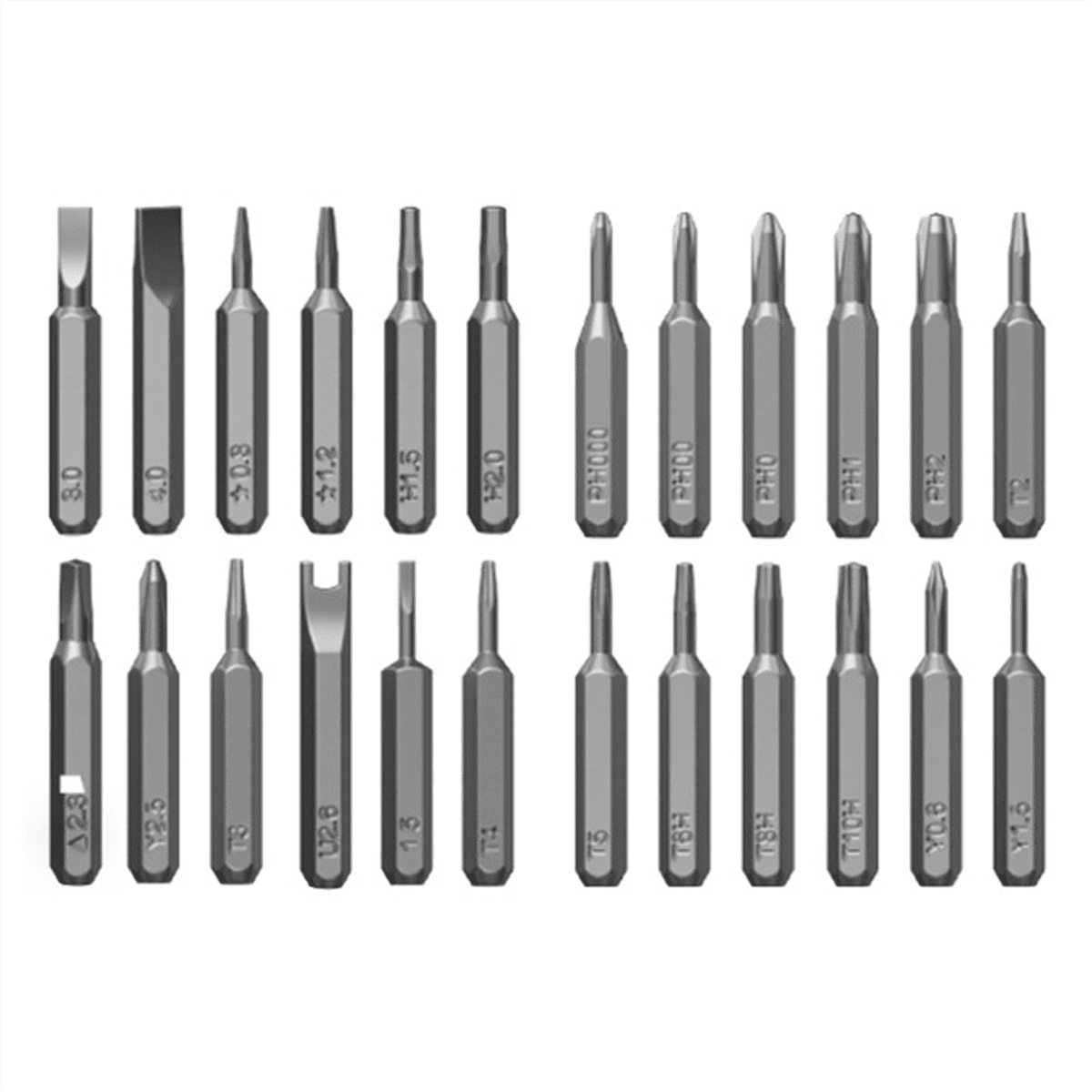 Mini Electric Screwdriver, 28 in 1 Electric Screwdriver Kit, Magnetic Electric Screwdriver for Laptop Phone(B)