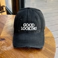 thumbnail image 2 of Gsakboxl Sun Hats for Women Women American Camouflage Baseball Cap, Big Head Circumference Retro Cowboy Style Sun Hat for Ladies, 2 of 2