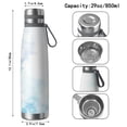 thumbnail image 3 of 29oz Insulated Water Bottle with Tea Infuser, Stainless Steel Travel Mug, Ice Frozen Print, 3 of 6