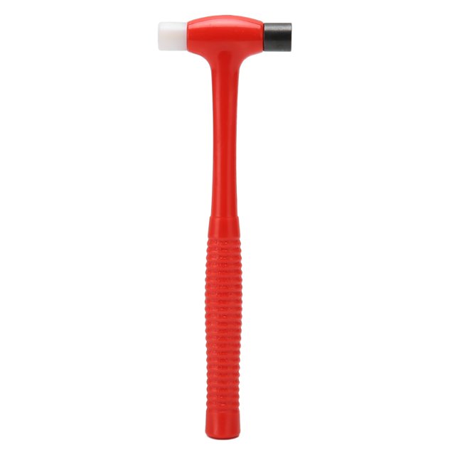 Mini martillo de plástico portátil de doble cabeza, herramienta de reparación de relojes DIY para artesanos