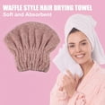 thumbnail image 3 of Unique Bargains Charcoal Fiber Hair Drying Towel Dry Cap Strong Absorbent for After Bath Drying Hair Pink, 3 of 7