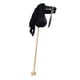 thumbnail image 2 of Caballo de peluche para montar a caballo con palo para niños y niñas Negro, 2 of 9