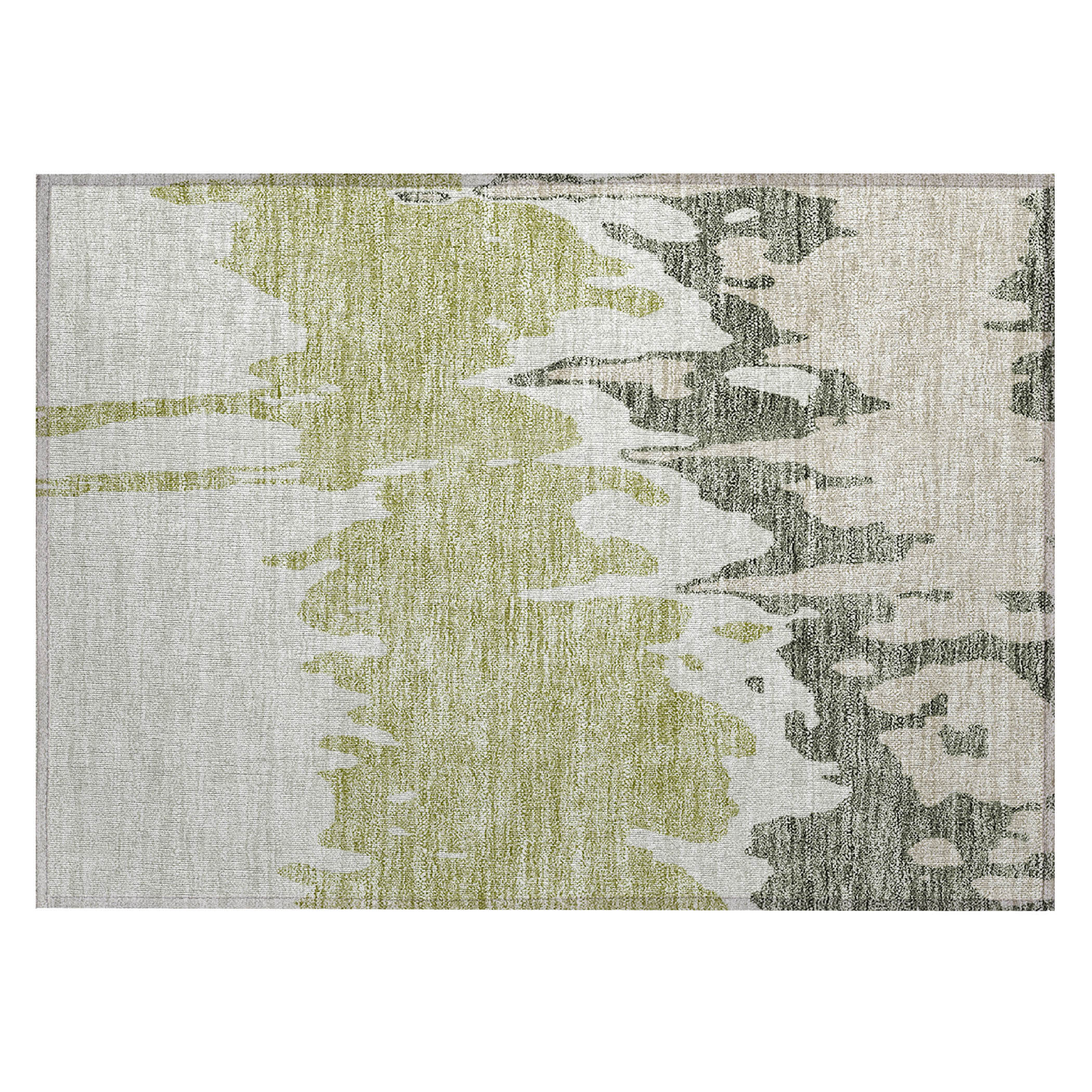 Addison Rugs Chantille Indoor/Outdoor Transitional Abstract Aloe Washable Rectangle Rug, 1'8" x 2'6"
