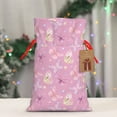 thumbnail image 3 of Fuzoiu Butterfly 1 Print Christmas Gift Bag,Burlap Gift Bag with Drawstring Closure & Hang Tag,Perfect for Holidays, Birthdays, and Special Occasions-Small, 3 of 5