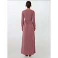 thumbnail image 5 of Textured Crew Neck Maxi Dress, 5 of 8