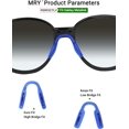 thumbnail image 2 of Mryok Replacement Nose Piece Nose Pads for Oakley Metalink OX8153 Eyeglasses - Options, 2 of 6