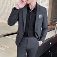 thumbnail image 4 of M-4XL-Conjunto de dos piezas para hombre, traje y pantalones de alta calidad, estilo elegante, informal, para banquete, novedad de 2024, 4 of 5