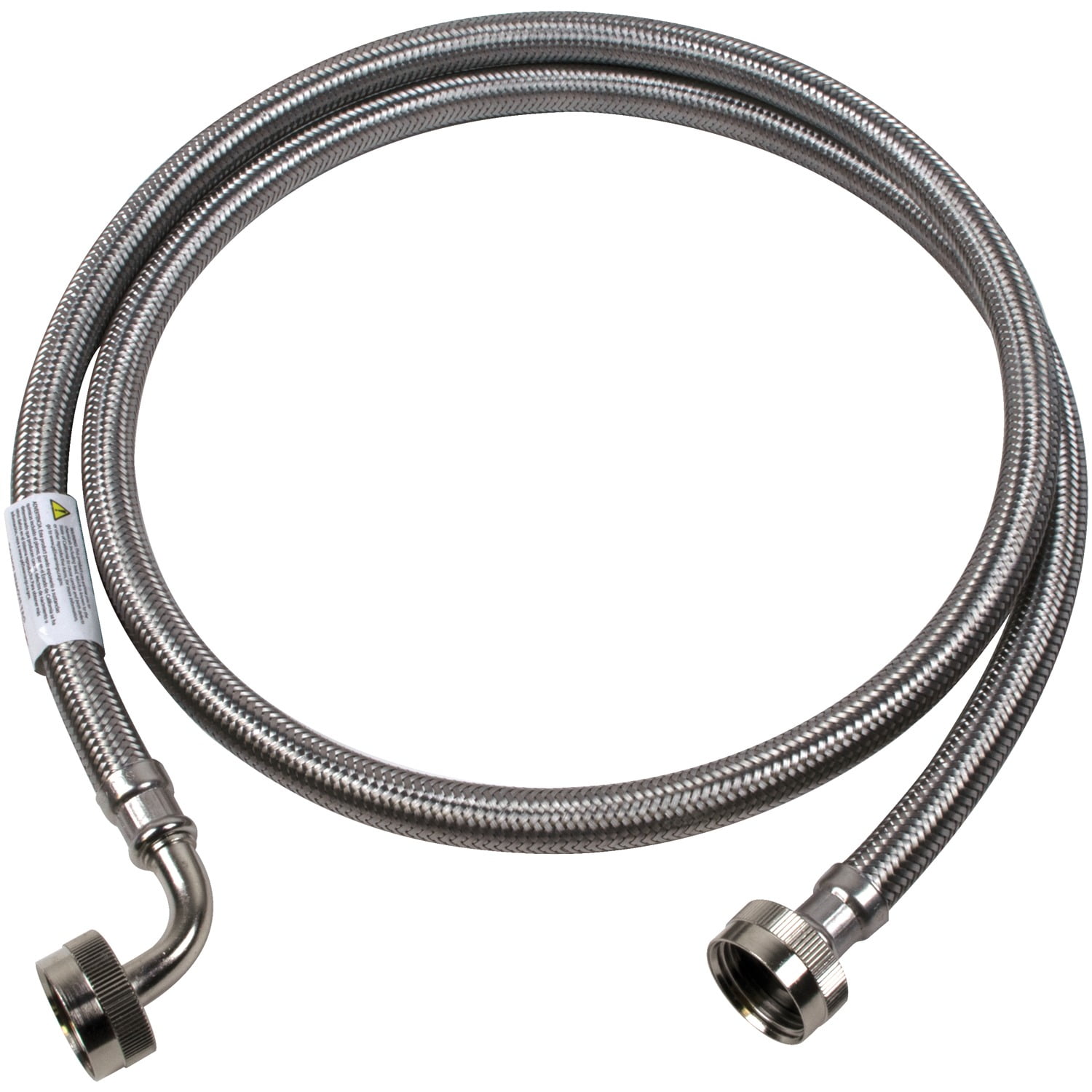 Certified Appliance Accessories STMKIT2 Braided Stainless Steel Steam Dryer Installation Kit with Elbow, 5ft