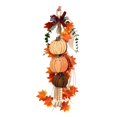 thumbnail image 2 of Rustic Wooden Pumpkin Door Hanging with Warm LED Lights, 2 of 5