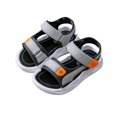 thumbnail image 3 of Boy Sandal Slip Prevention Soft Beach Opened Toe Hook Loop Children Flat Sandal for Kids, 3 of 3